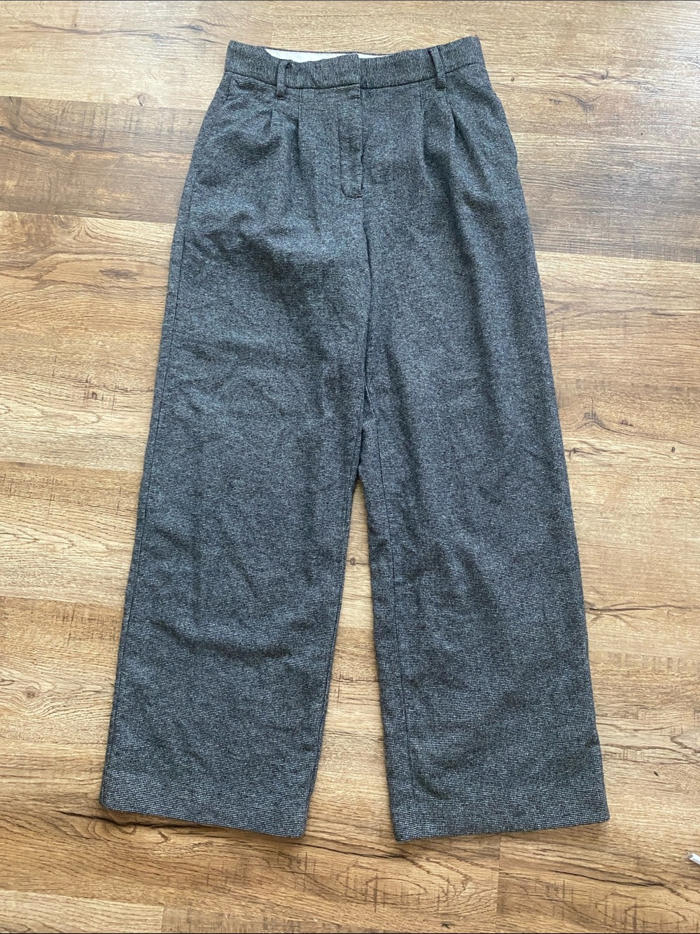 Wilfred Hi Rise Wide Leg Pants Pleated Trousers Womens 8